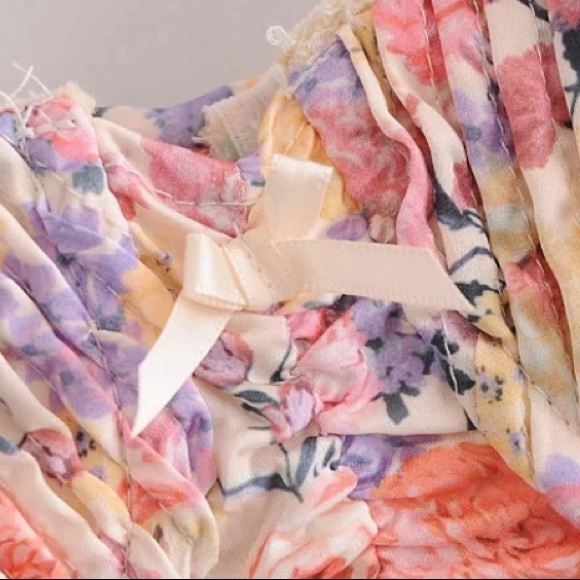 CLEARANCE Floral Ruched Cami Tank Mini Dress - Picture 7 of 14